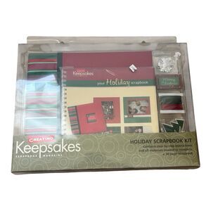 NEW IN PACKAGE, CREATING KEEPSAKES HOLIDAY MINI ALBUM MEMORIES KIT